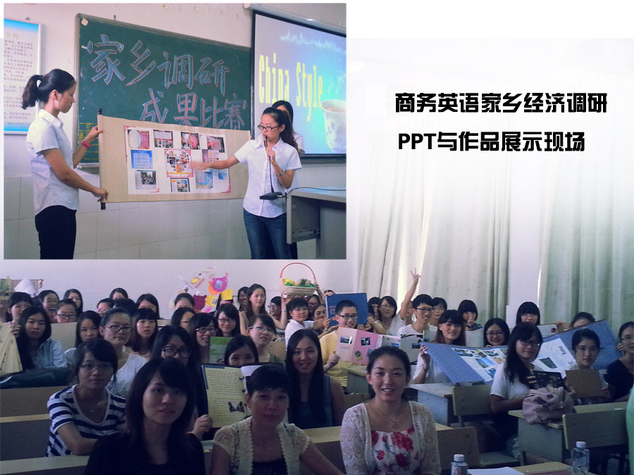 商务英语家家乡经济调研PPT与作品展示现场0.jpg